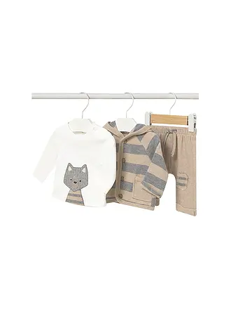MAYORAL | Baby Set 3-teilig Jacke, Langarmshirt und Hose | 